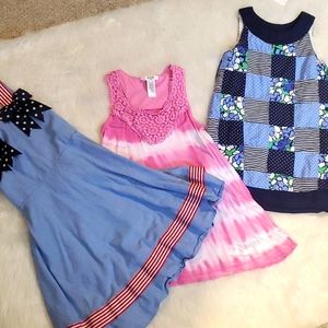 Bundle of three Summer dresses. Size 5-6